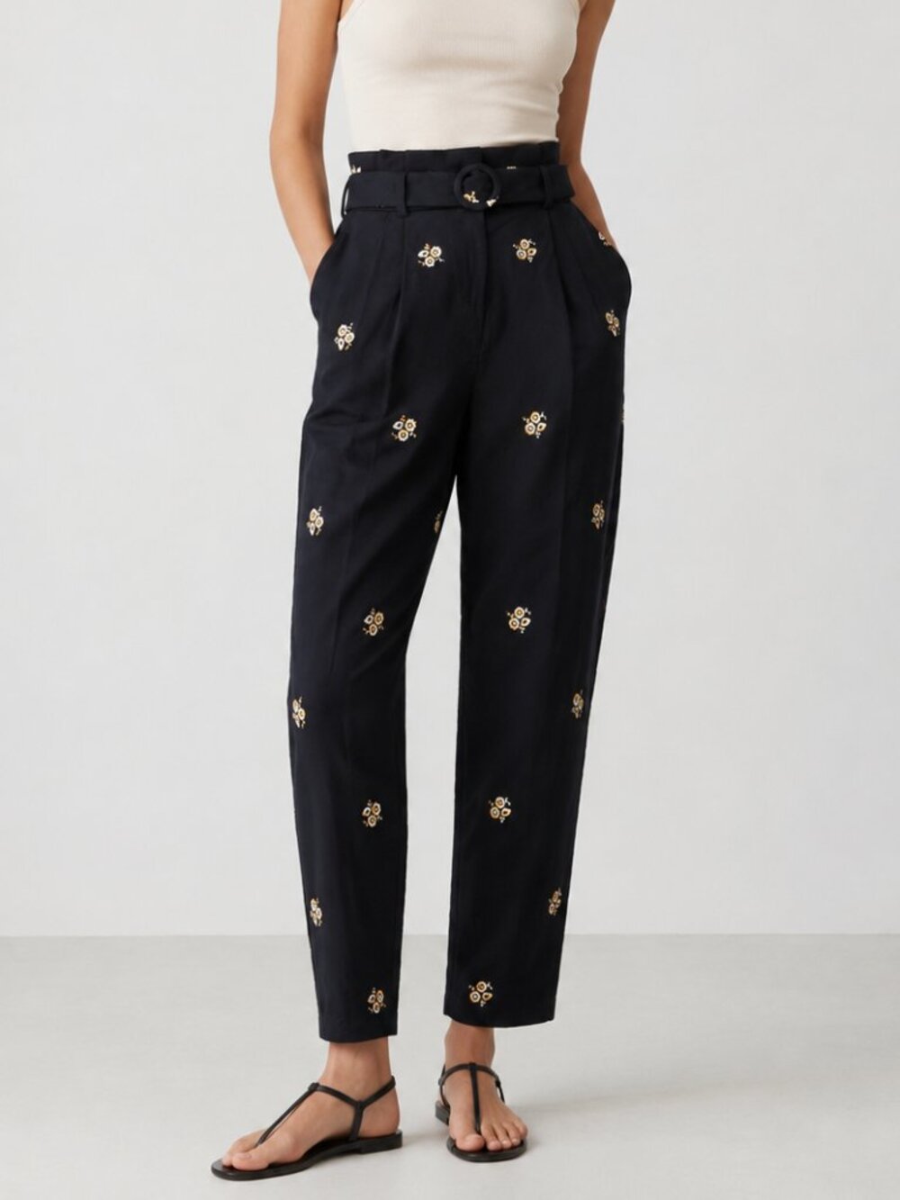 Zara Embroidered Pants